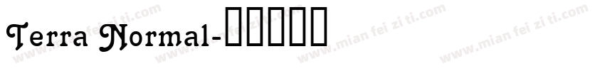 Terra Normal字体转换
